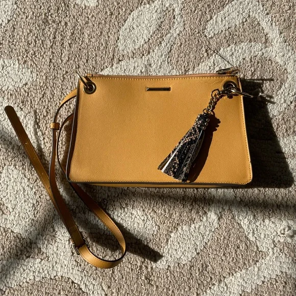 Aldo crossbody for women color yellow for this summer trips, small purse